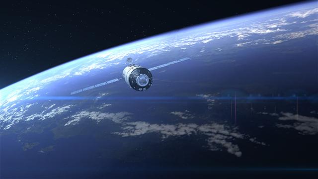 天宫二号空间实验室进入测试轨道