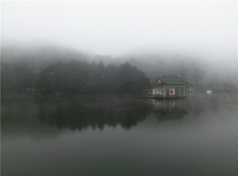 雾中如琴湖